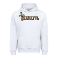 White thankful pumpkin cross Urban Hoodie - RanaPortraitStore