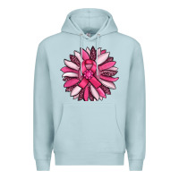 Blue Mist breast awareness cancer pink sunflower Premium Hoodie - RanaPortraitStore