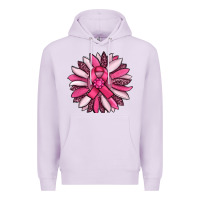 Lilac breast awareness cancer pink sunflower Premium Hoodie - RanaPortraitStore
