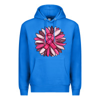 True Royal breast awareness cancer pink sunflower Premium Hoodie - RanaPortraitStore