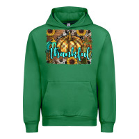 Emerald thankful pumpkin Urban Hoodie - RanaPortraitStore