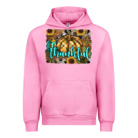 Fuchsia Pink thankful pumpkin Urban Hoodie - RanaPortraitStore
