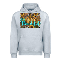 Heather Grey thankful pumpkin Urban Hoodie - RanaPortraitStore