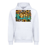 White thankful pumpkin Urban Hoodie - RanaPortraitStore