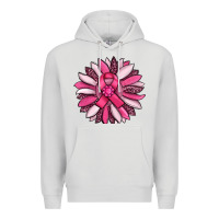 Dove Grey breast awareness cancer pink sunflower Premium Hoodie - RanaPortraitStore