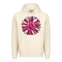 Tofu breast awareness cancer pink sunflower Premium Hoodie - RanaPortraitStore