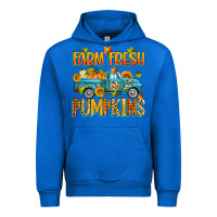 Cobalt farm fresh pumpkins Urban Hoodie - Zillion Design Studio