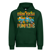 Forest Green farm fresh pumpkins Urban Hoodie - Zillion Design Studio