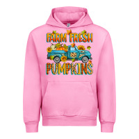 Fuchsia Pink farm fresh pumpkins Urban Hoodie - Zillion Design Studio