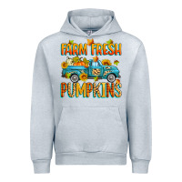 Heather Grey farm fresh pumpkins Urban Hoodie - Zillion Design Studio