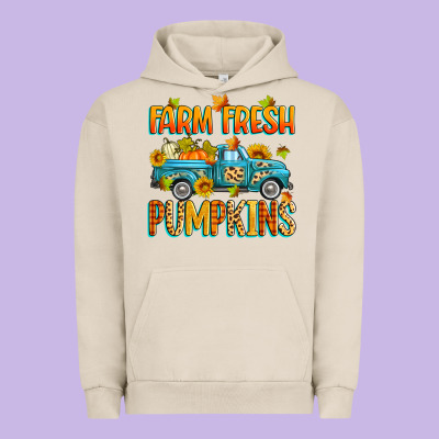 Farm Fresh Pumpkins Urban Hoodie Designed By Zillion Design Studio