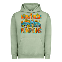 Pigment Oil Green farm fresh pumpkins Urban Hoodie - Zillion Design Studio
