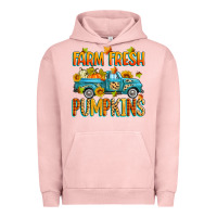 Pigment Salmon farm fresh pumpkins Urban Hoodie - Zillion Design Studio