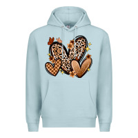Blue Mist melanin hearts Premium Hoodie - Zillion Design Studio