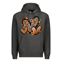 Charcoal Heather melanin hearts Premium Hoodie - Zillion Design Studio