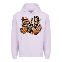 Lilac melanin hearts Premium Hoodie - Zillion Design Studio