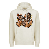 Oatmeal Heather melanin hearts Premium Hoodie - Zillion Design Studio