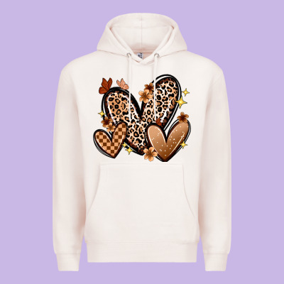 Melanin Hearts Premium Hoodie Designed By Zillion Design Studio