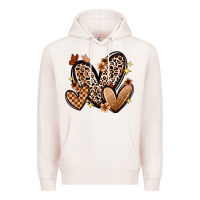 Pale Pink melanin hearts Premium Hoodie - Zillion Design Studio