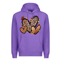 Purple melanin hearts Premium Hoodie - Zillion Design Studio