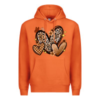 Carrot melanin hearts Premium Hoodie - Zillion Design Studio