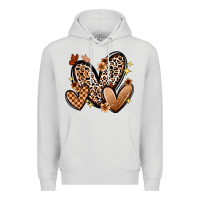 Dove Grey melanin hearts Premium Hoodie - Zillion Design Studio
