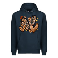 Navy melanin hearts Premium Hoodie - Zillion Design Studio