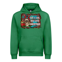 Emerald just a girl who loves christmas Urban Hoodie - RanaPortraitStore
