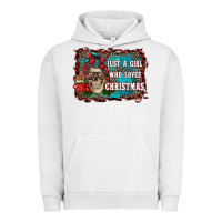 Pigment Lunar Rock just a girl who loves christmas Urban Hoodie - RanaPortraitStore