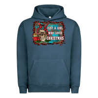 Just A Girl Who Loves Christmas Urban Hoodie | Teevron