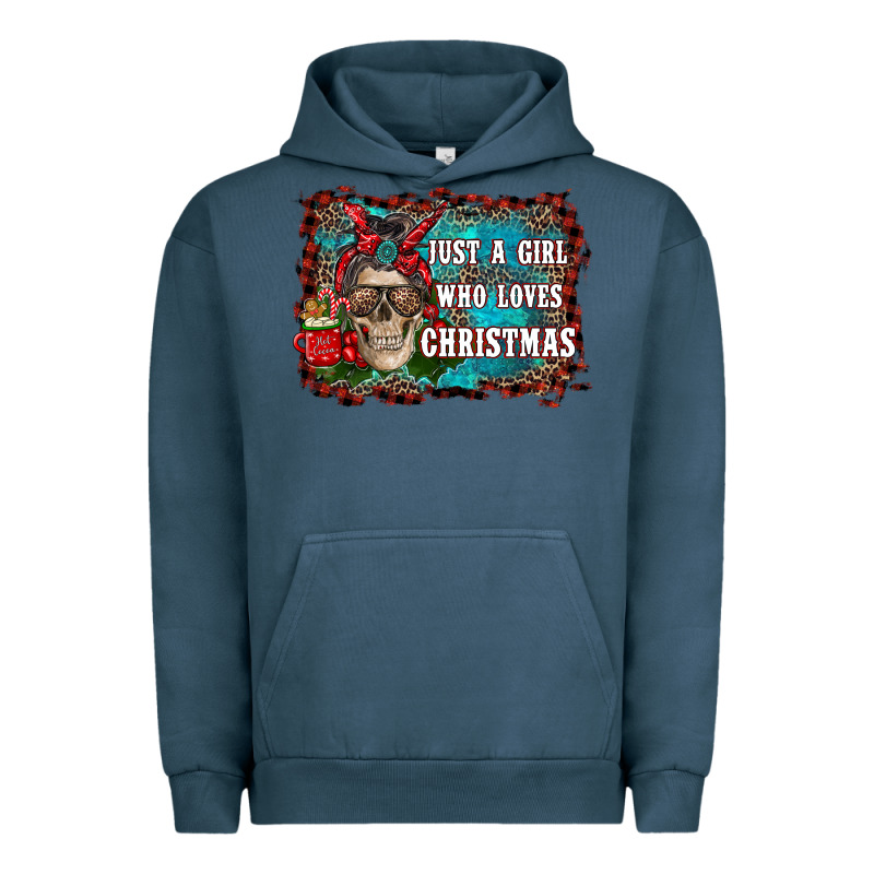 Just A Girl Who Loves Christmas Urban Hoodie by RanaPortraitStore | Teevron