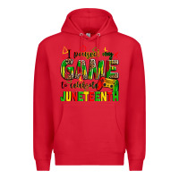 Red i paused my game to celebrate juneteenth Premium Hoodie - Zillion Design Studio