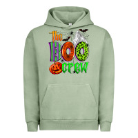 Pigment Oil Green the boo crew Urban Hoodie - Zillion Design Studio