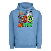 Pigment Pebble Blue the boo crew Urban Hoodie - Zillion Design Studio
