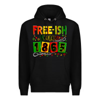 Black free ish since 1865 Premium Hoodie - Zillion Design Studio