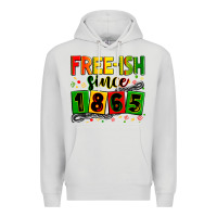 Dove Grey free ish since 1865 Premium Hoodie - Zillion Design Studio