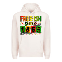 Pale Pink free ish since 1865 Premium Hoodie - Zillion Design Studio