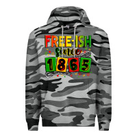 Slate Camo free ish since 1865 Premium Hoodie - Zillion Design Studio