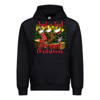 Black just a girl who loves christmas Urban Hoodie - RanaPortraitStore