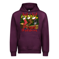 Mauve Wine just a girl who loves christmas Urban Hoodie - RanaPortraitStore