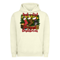 Pigment Pistachio just a girl who loves christmas Urban Hoodie - RanaPortraitStore