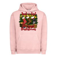 Pigment Salmon just a girl who loves christmas Urban Hoodie - RanaPortraitStore