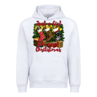 White just a girl who loves christmas Urban Hoodie - RanaPortraitStore