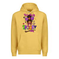 Antique Gold Thick Thighs Spooky Vibes Premium Hoodie - texasbilliewilder