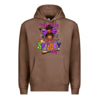 Chestnut Thick Thighs Spooky Vibes Premium Hoodie - texasbilliewilder