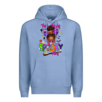 Colony Blue Thick Thighs Spooky Vibes Premium Hoodie - texasbilliewilder