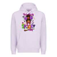 Lilac Thick Thighs Spooky Vibes Premium Hoodie - texasbilliewilder