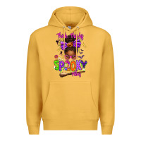 Mustard Thick Thighs Spooky Vibes Premium Hoodie - texasbilliewilder
