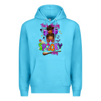 Ocean Blue Thick Thighs Spooky Vibes Premium Hoodie - texasbilliewilder