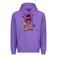 Purple Thick Thighs Spooky Vibes Premium Hoodie - texasbilliewilder